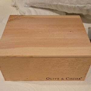 Natural Wood Storage Box